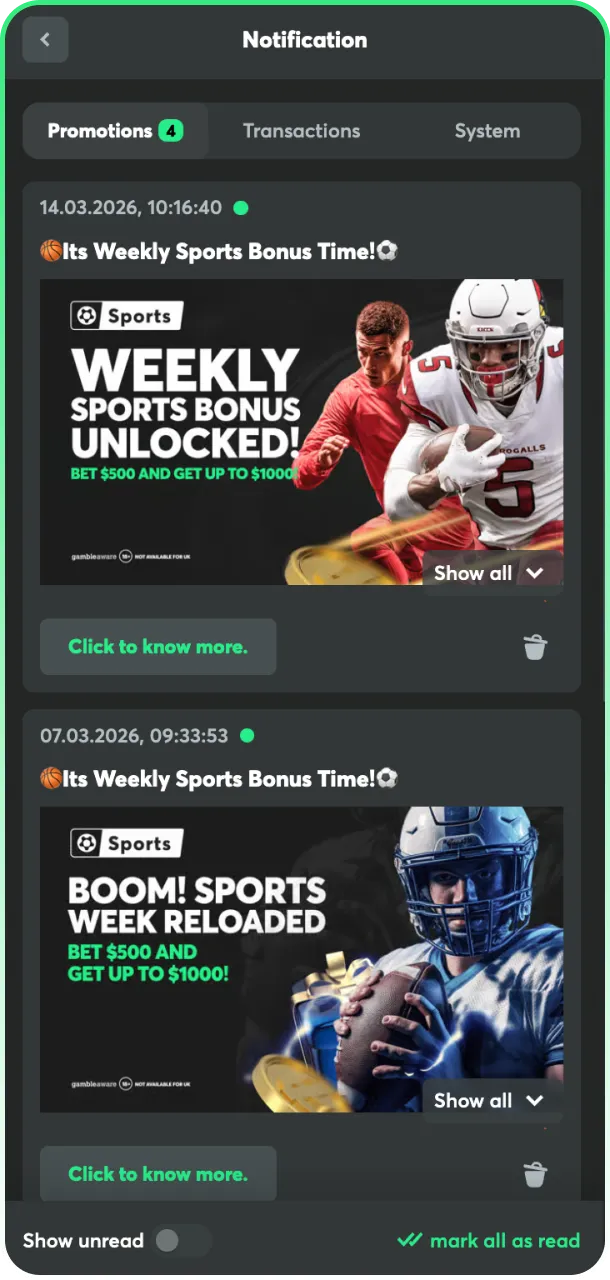 Enable notifications to stay updated on BC Game Aviator promotions.