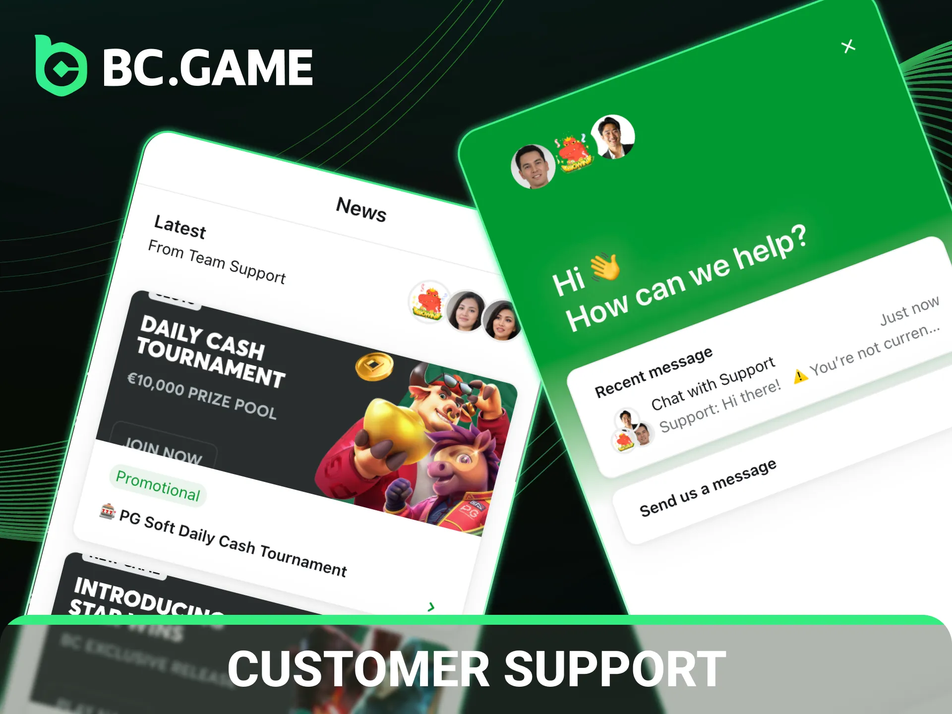 Reach out to contacts and customer support in terms of promotions.