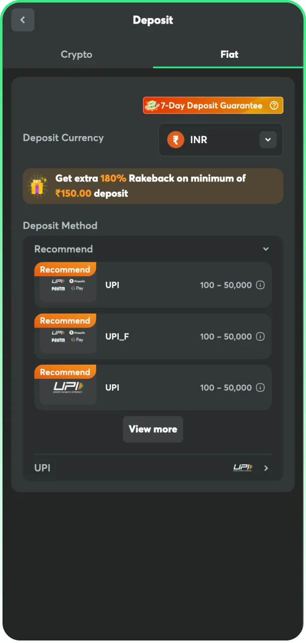 Make your first deposit at BC Game to unlock exciting rewards.