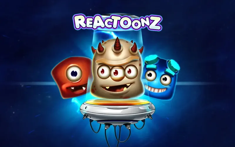 Trigger alien features in the Reactoonz slot game on BC Game.